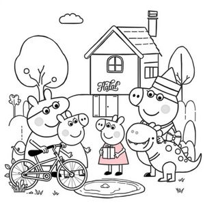 Libro de Colorear de Peppa Pig