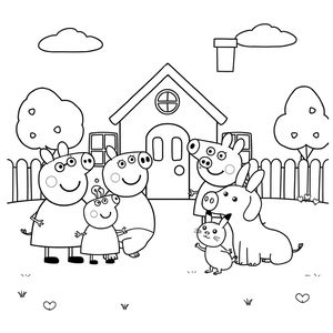 Kolorowanka Peppa Pig