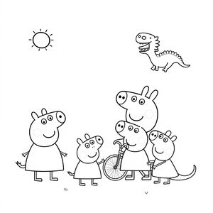 Libro de Colorear Peppa Pig