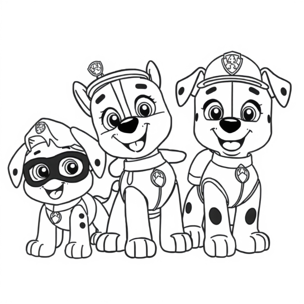 Libro para Colorear de Paw Patrol