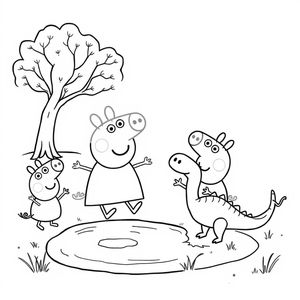 Libro para Colorear de Peppa Pig