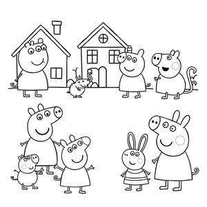 Libro para Colorear de Peppa Pig