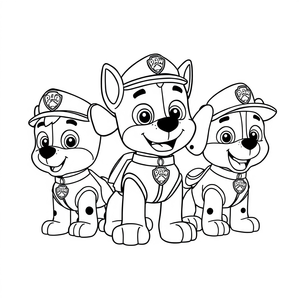 PAW Patrol: Libro para Colorear de Acción