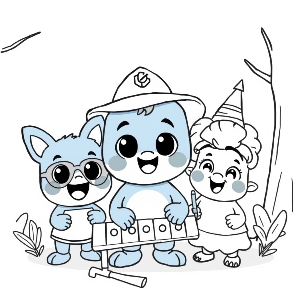 Libro para Colorear: Bluey