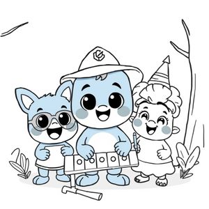 Libro para Colorear: Bluey