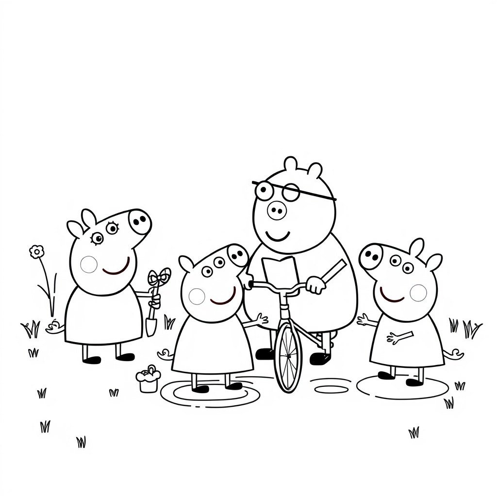 Kolorowanka Peppa Pig