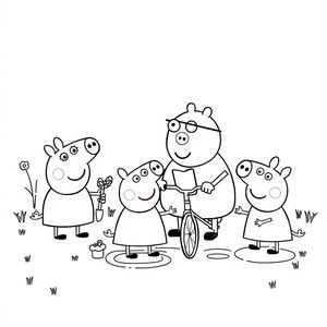 Libro para Colorear Peppa Pig