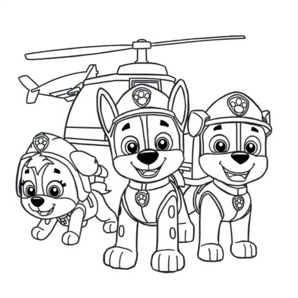 Libro de Colorear de PAW Patrol