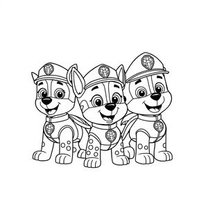 Libro de Colorear de Patrulla de Cachorros