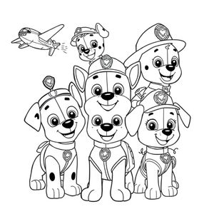 Libro de Colorear de Patrulla Canina
