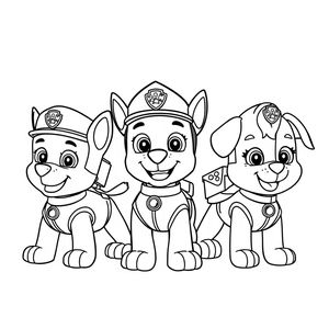 Libro para Colorear de La Patrulla Canina