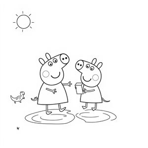 Peppa Pig - Kolorowanka z Przygód Peppy