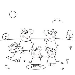 Libro para Colorear de Peppa Pig