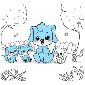 Bluey - Una Aventura para Colorear