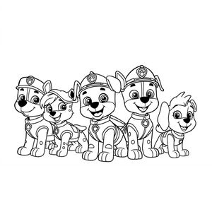 Libro para Colorear de La Patrulla Canina
