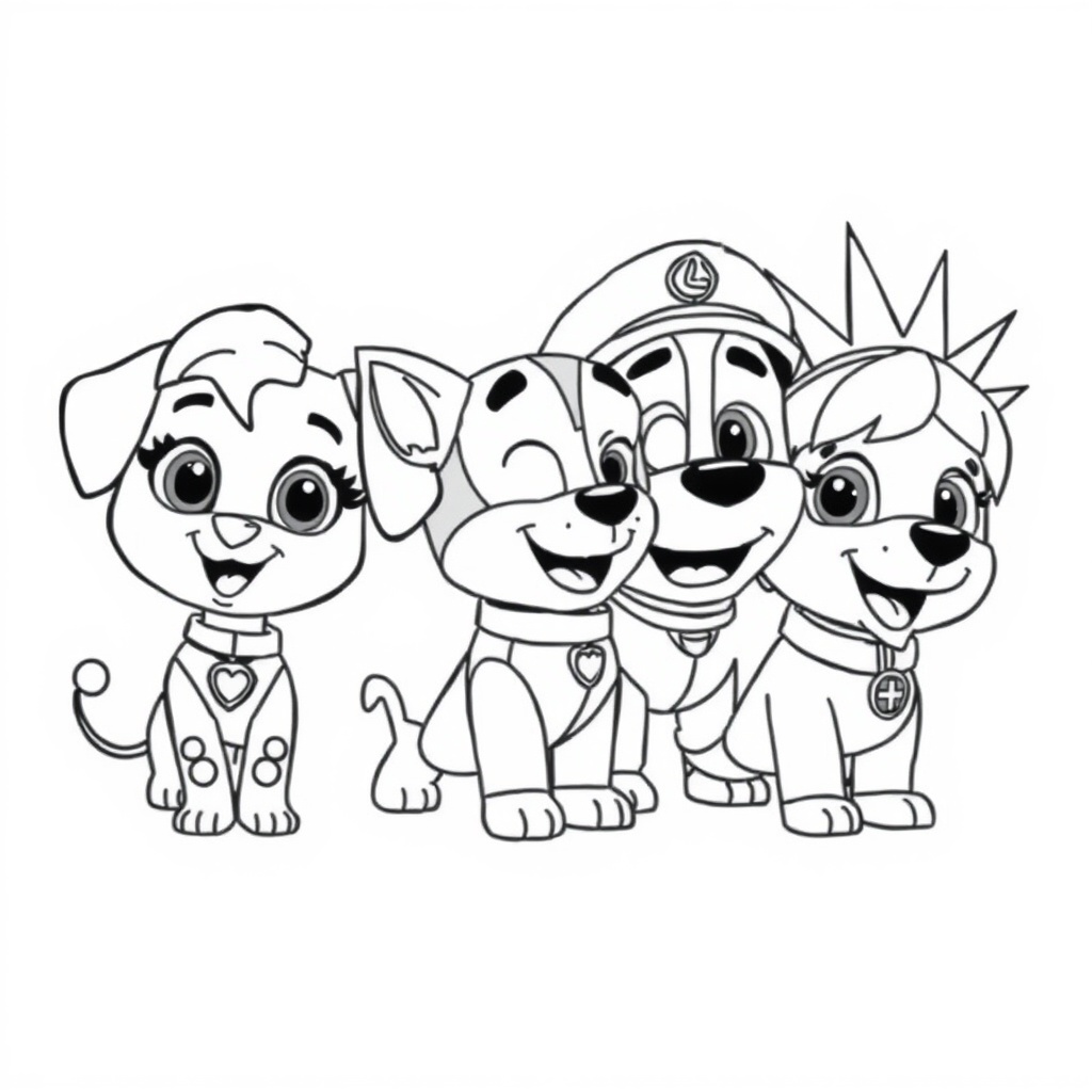 Libro para Colorear de Paw Patrol