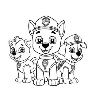Libro para Colorear: Patrulla de Cachorros