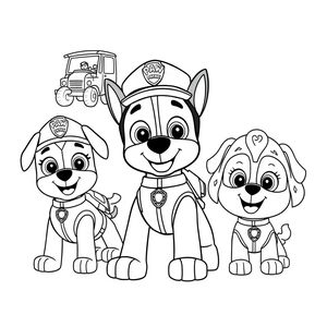 Libro para Colorear Patrulla Canina