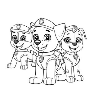 Libro para Colorear de La Patrulla Canina