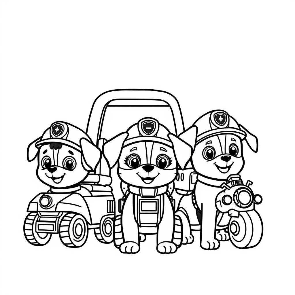 Kolorowanka Psi Patrol