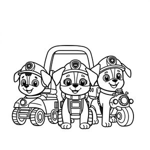 Libro para Colorear de Patrulla Canina