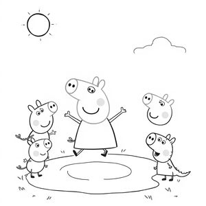 Libro para Colorear de Peppa Pig