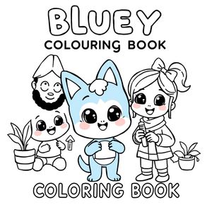 Libro de colorear Bluey