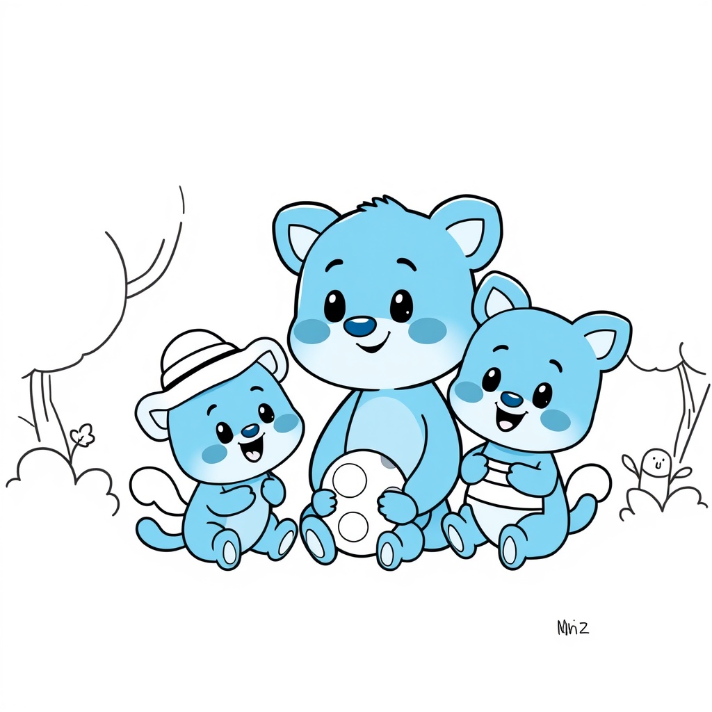 Libro para Colorear de Bluey