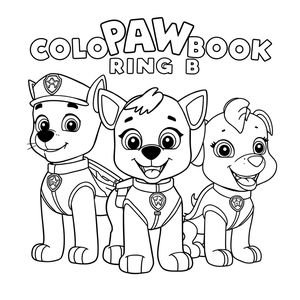 Libro para Colorear de La Patrulla Canina