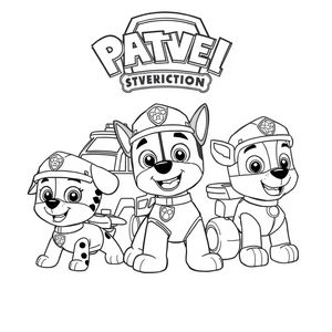 Libro para Colorear Patrulla de Cachorros