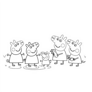 Libro de Colorear de Peppa Pig
