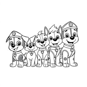 Libro para Colorear de PAW Patrol