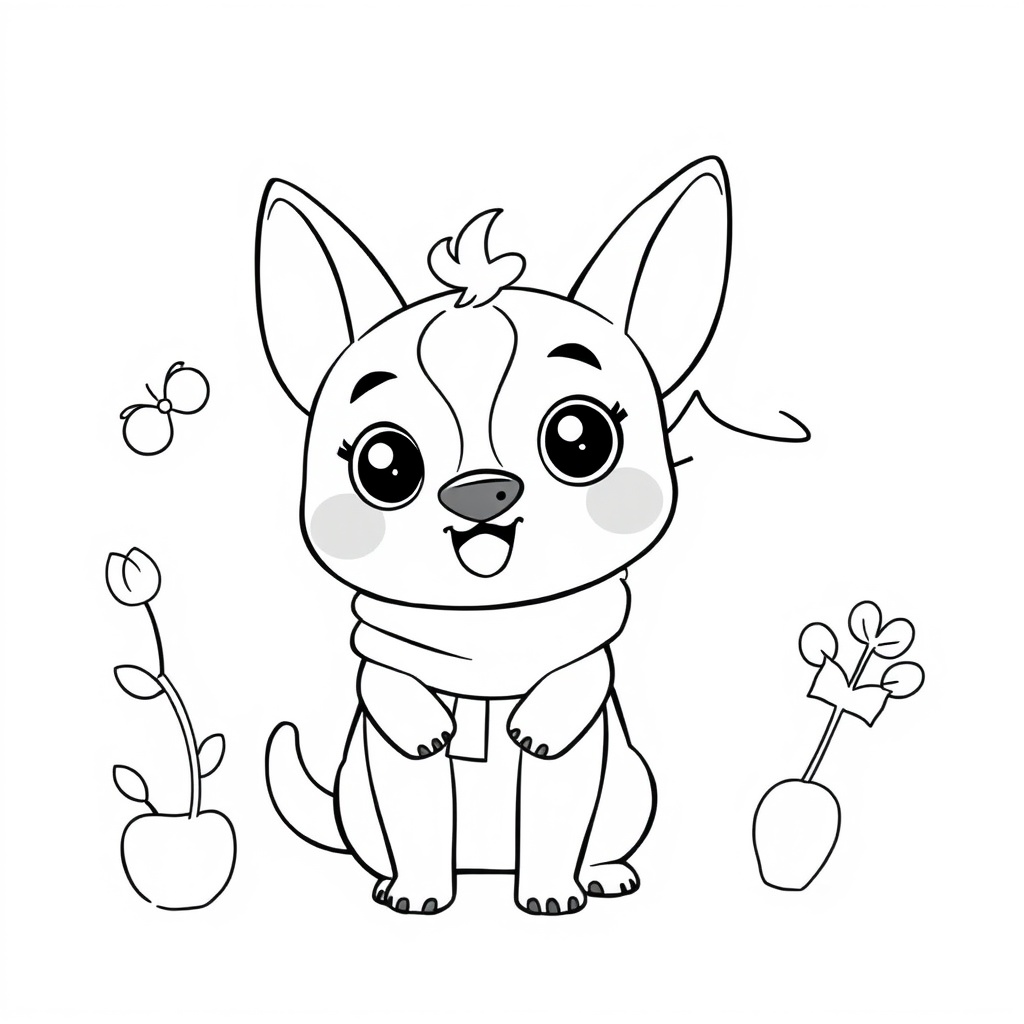 Libro para Colorear de Bluey