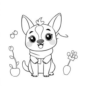 Libro para Colorear de Bluey