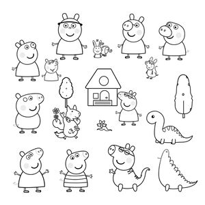 Kolorowanka Peppa Pig