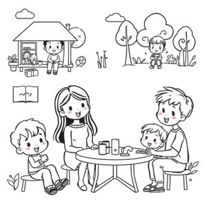 Libro para colorear de Bluey