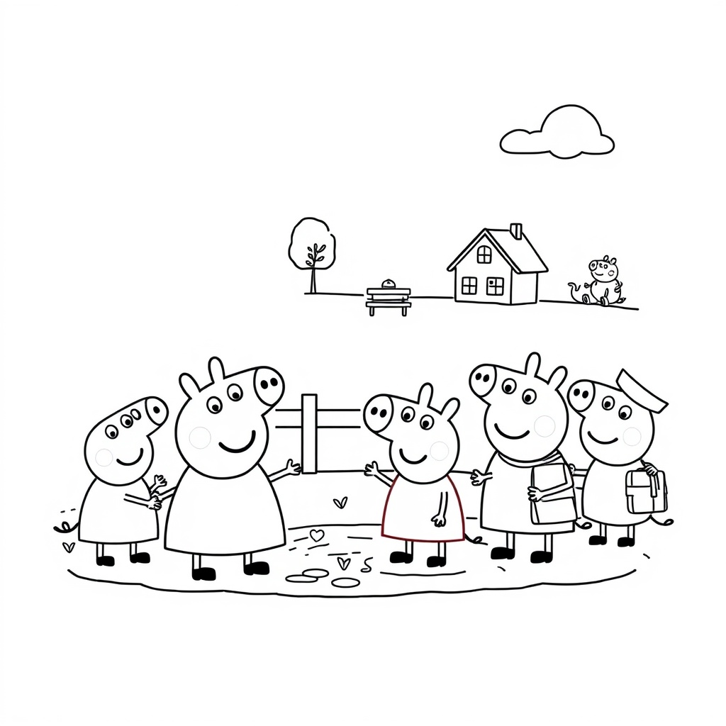 Libro para Colorear Peppa Pig