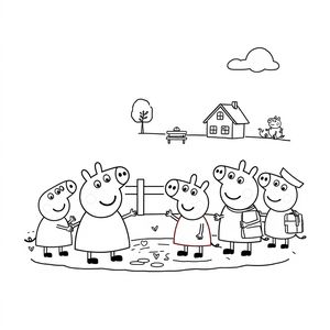 Libro para Colorear Peppa Pig