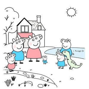 Libro de Colorear el Mundo de Peppa