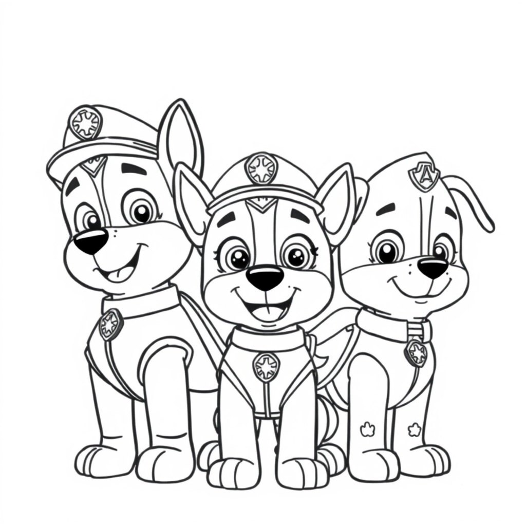 Libro para Colorear: Patrulla Canina