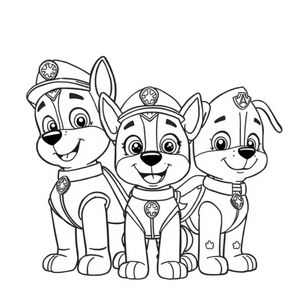 Libro para Colorear: Patrulla Canina