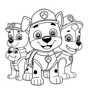 Libro para Colorear de Patrulla Canina