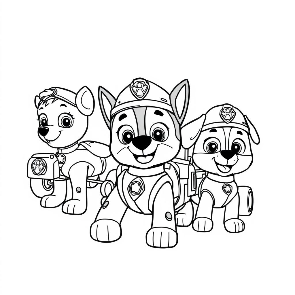 Kolorowanka Psi Patrol