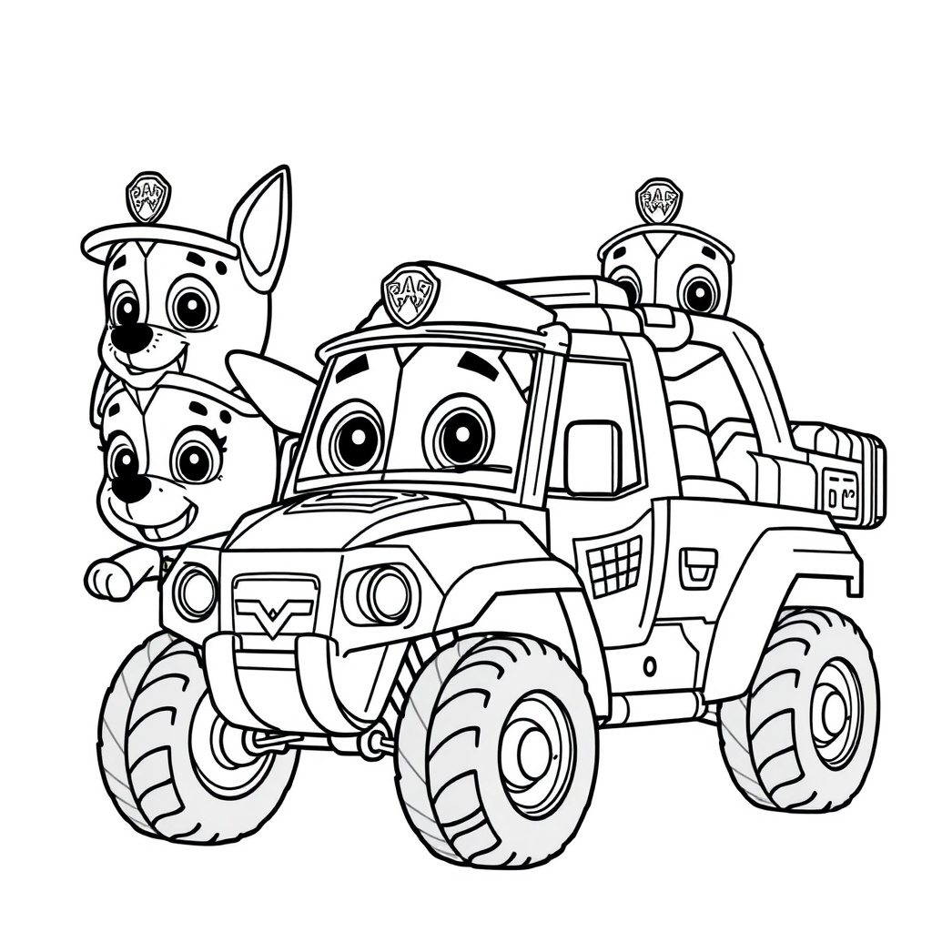 Libro de Colorear de PAW Patrol