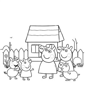 Libro de Colorear Peppa Pig