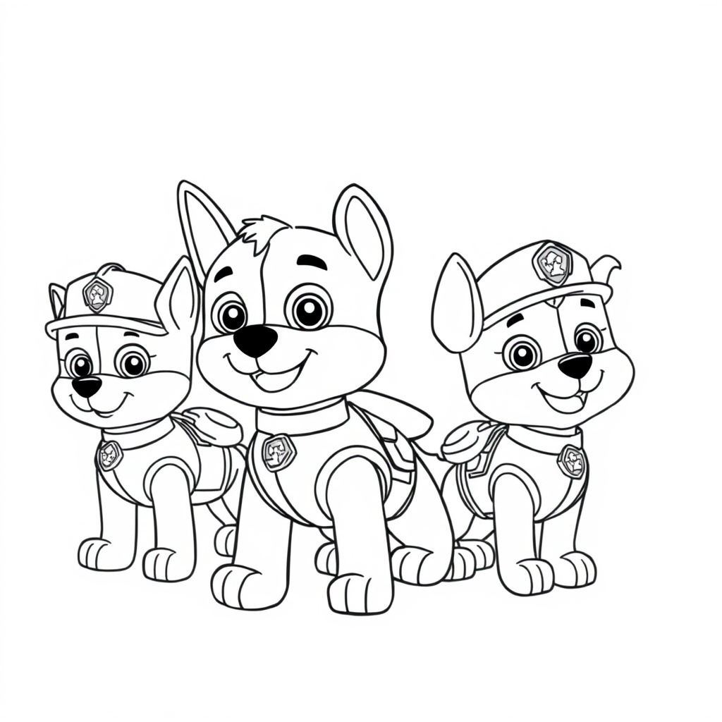 Libro para Colorear de la Patrulla Canina