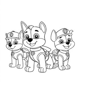 Libro para Colorear de la Patrulla Canina