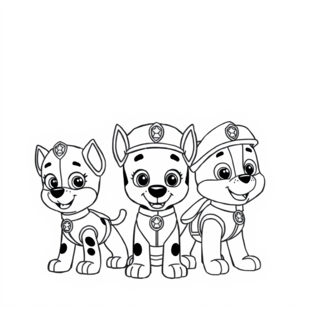 Libro para Colorear de PAW Patrol