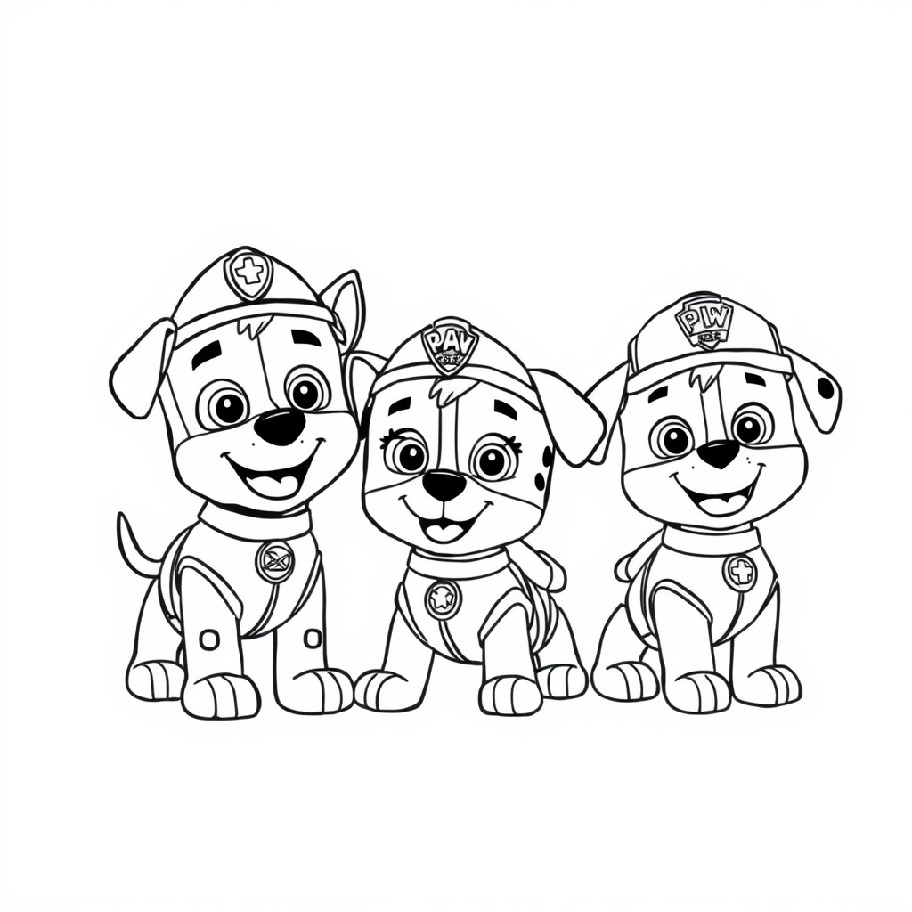 Libro para Colorear: ¡La Patrulla Canina en Acción!