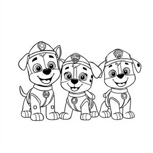 Libro para Colorear: ¡La Patrulla Canina en Acción!